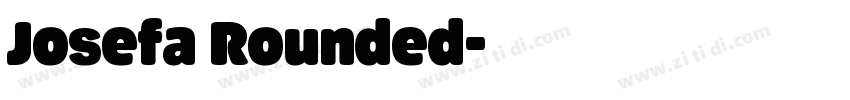 Josefa Rounded字体转换